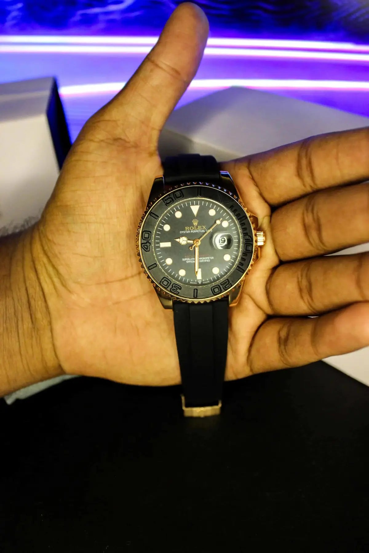 RLX - Yatch-Master Silicone Strap - AAA Quality - Premium Edition