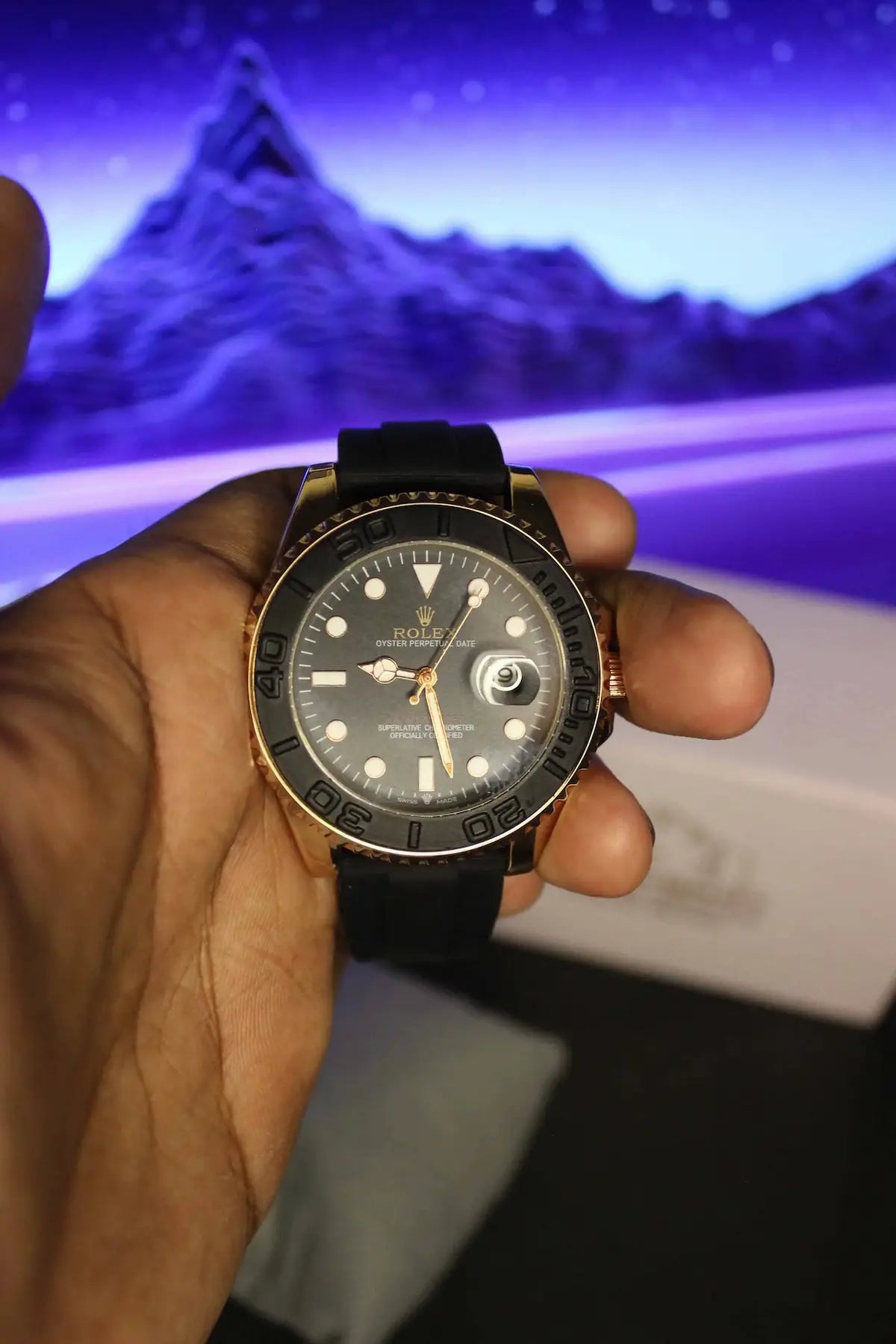 RLX - Yatch-Master Silicone Strap - AAA Quality - Premium Edition