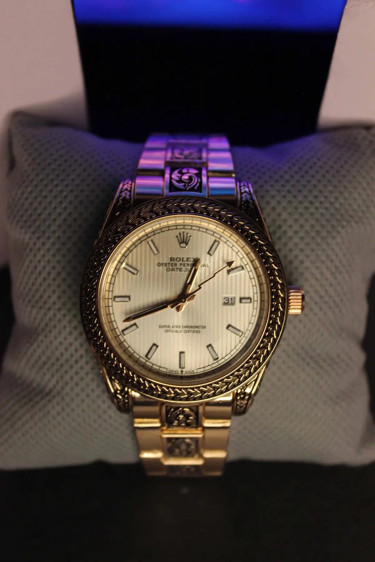 RLX - Engraving (Copper White Dial) - AAA Quality - Premium Edition