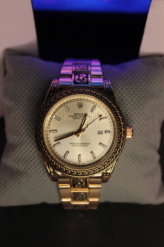 RLX - Engraving (Copper White Dial) - AAA Quality - Premium Edition
