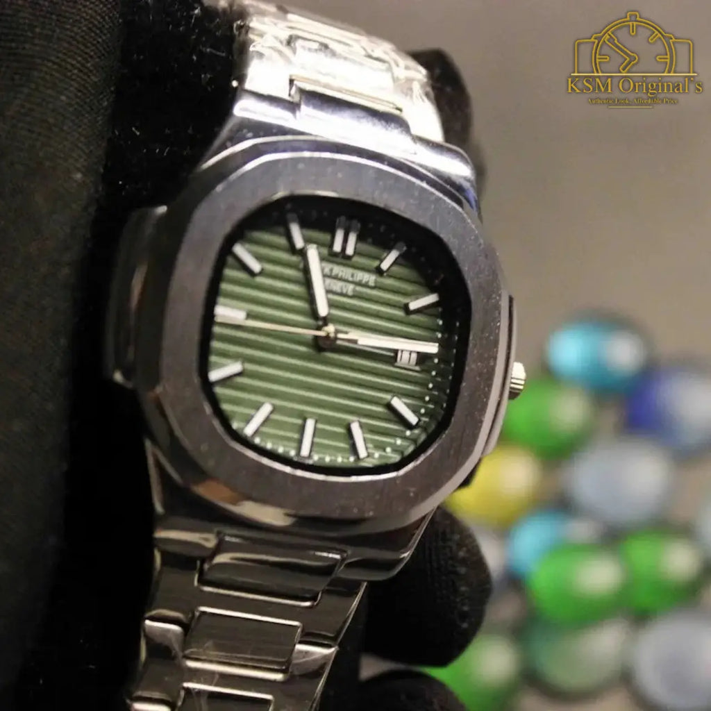 PP – Nautilus Silver Green – AAA Quality