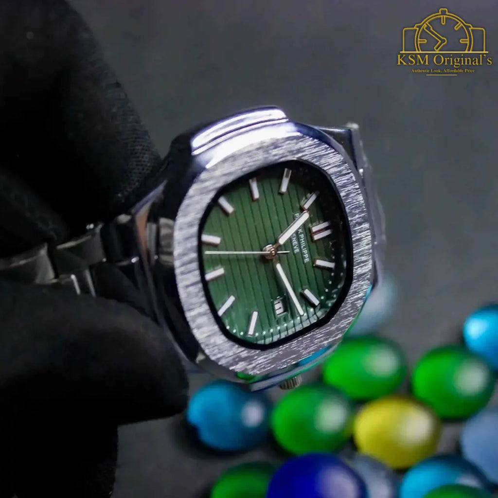 PP – Nautilus Silver Green – AAA Quality