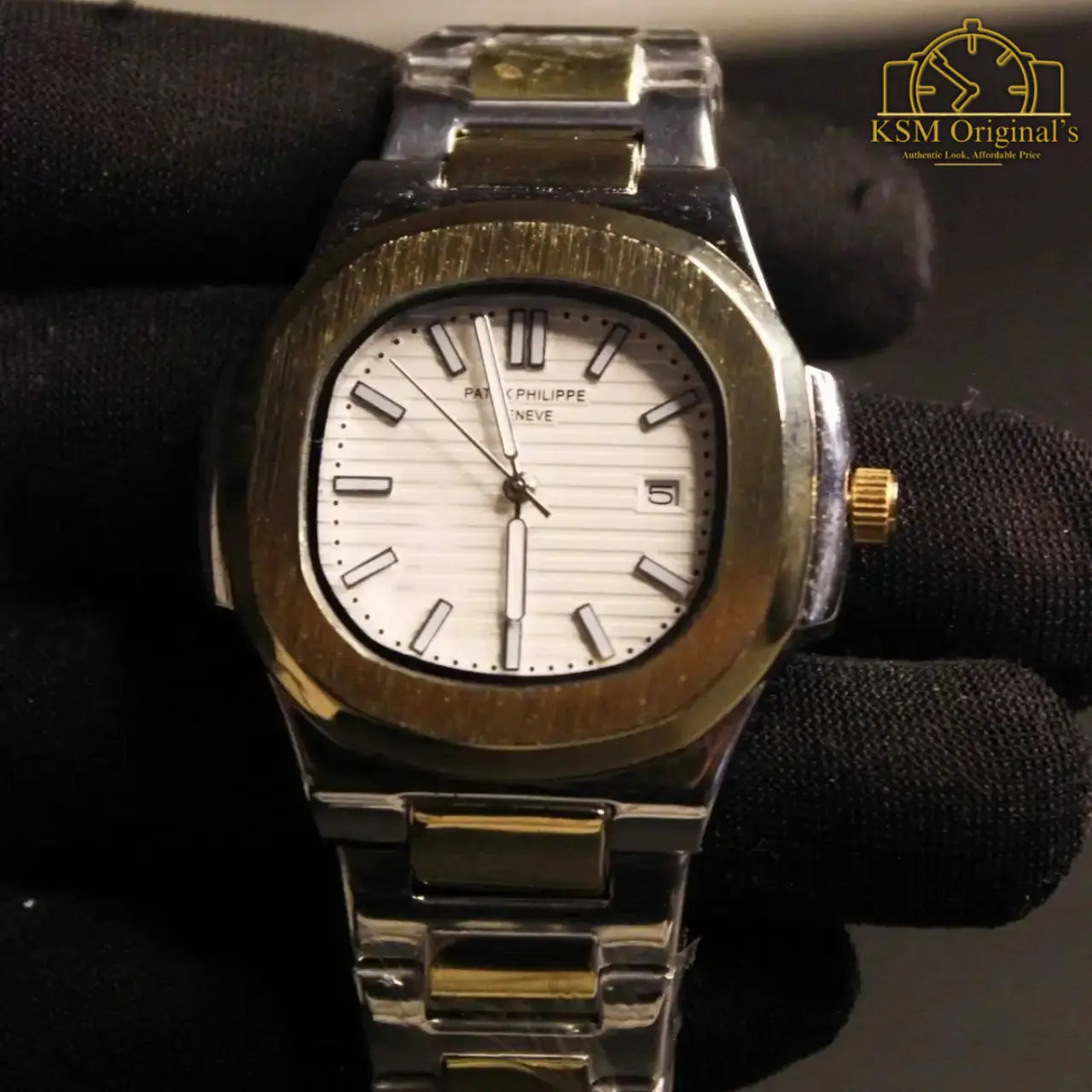 PP – Nautilus Silver Gold White – AAA Quality