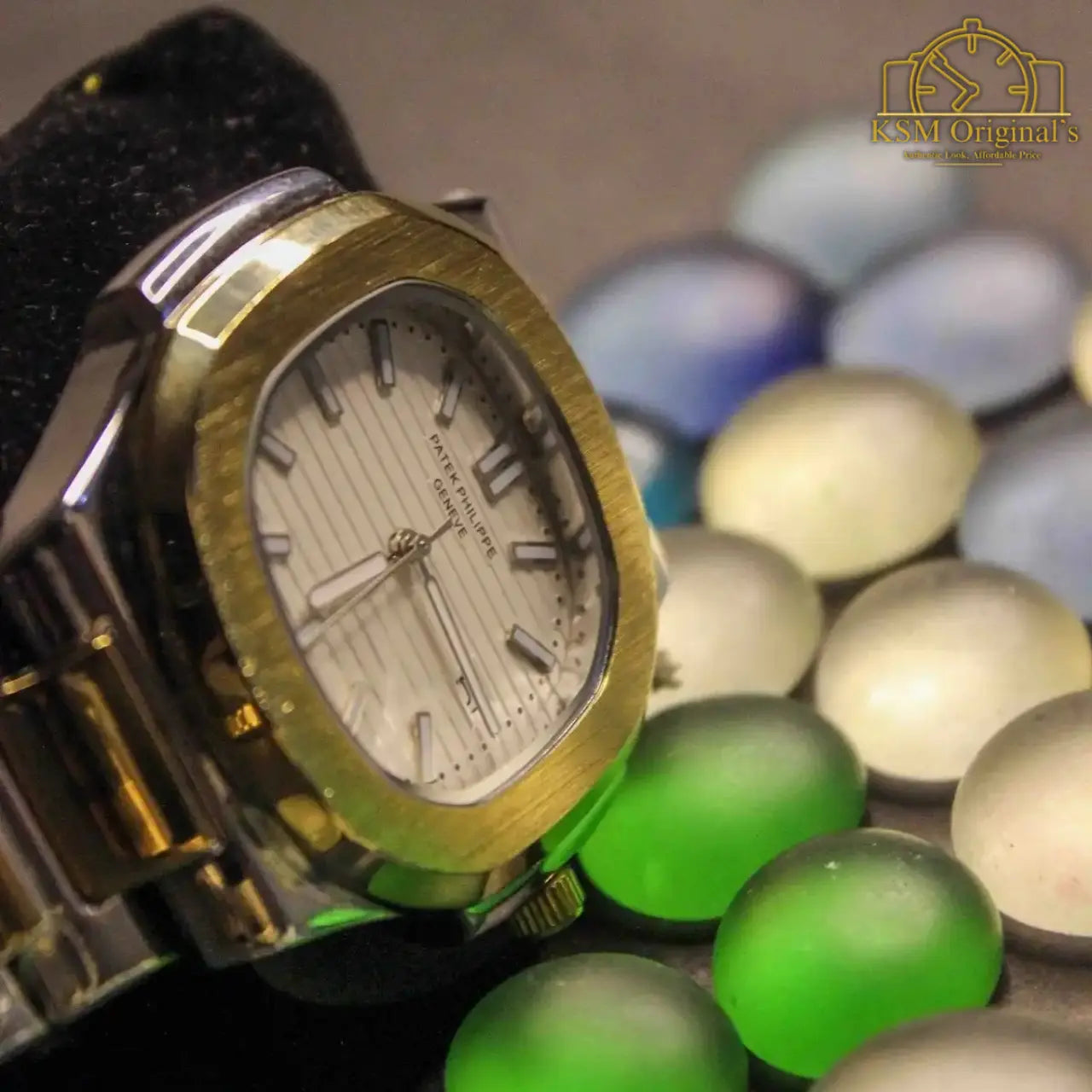 PP – Nautilus Silver Gold White – AAA Quality