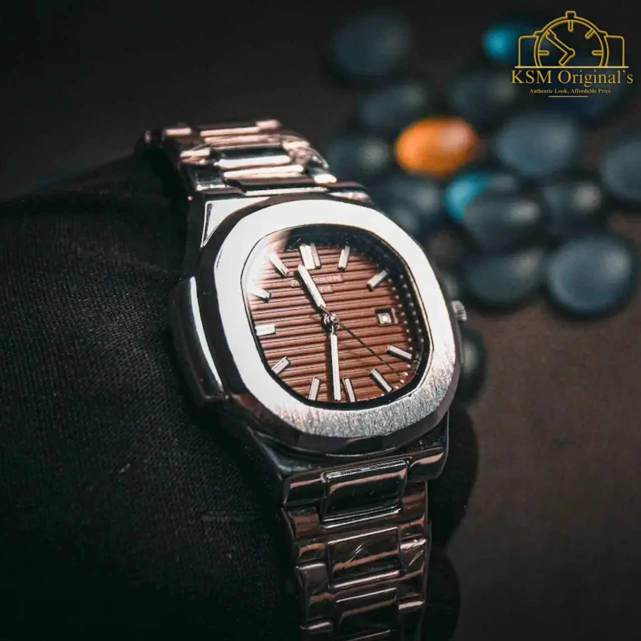 PP – Nautilus Silver Brown – AAA Quality