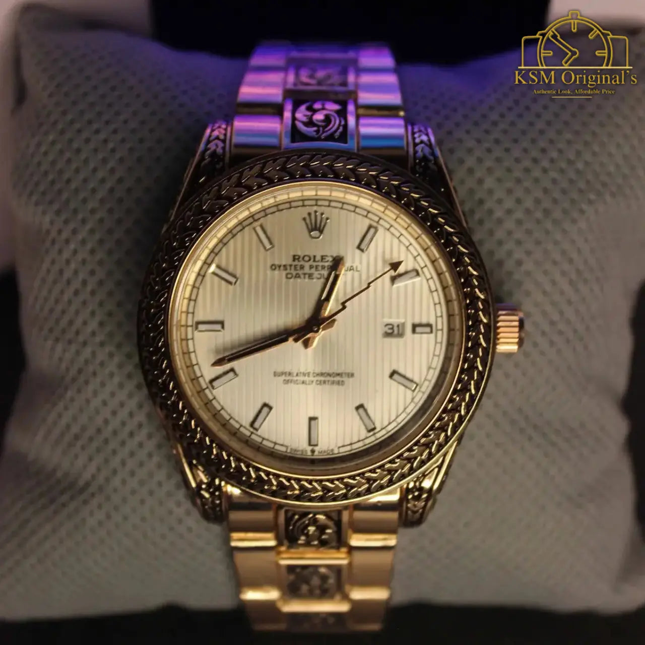 RLX - Engraving (Copper White Dial) - AAA Quality - Premium Edition