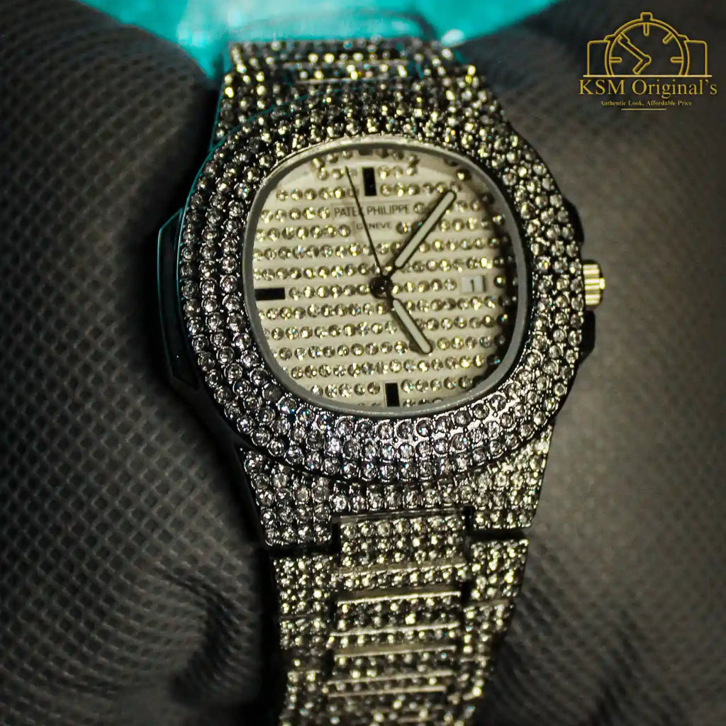 PP – Iced – Out White  – AAA Quality